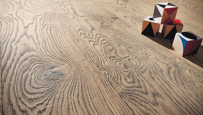 Паркетная доска Haro 4000 Дуб Tobacco серый